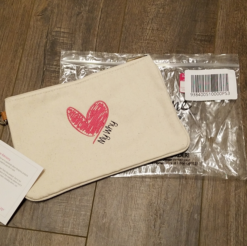 Statement Canvas Zip-Top Pouch